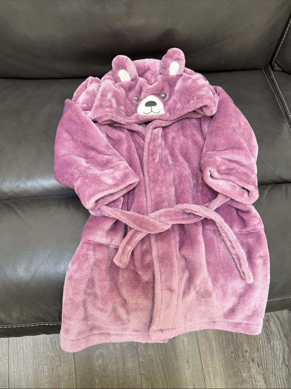 LL Bean Purple robe with bear hood 🐻